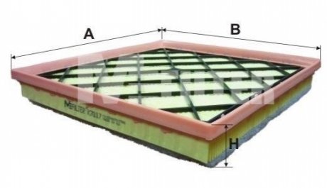 K7017 M-FILTER Фільтр повітряний