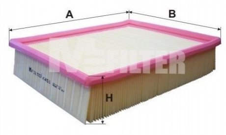 K451 M-FILTER Фільтр повітряний