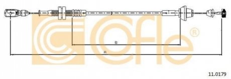 11.0179 COFLE Трос акселератора