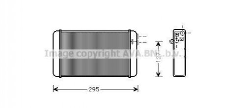 OLA 6116 AVA COOLING Радiатор опалення