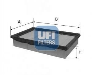 30.595.00 UFI Повітряний фильтр