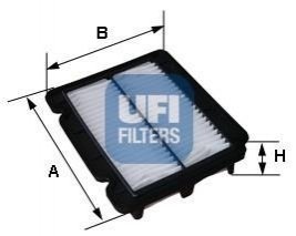 30.279.00 UFI Повітряний фильтр