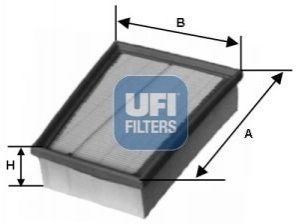 30.712.00 UFI Повітряний фильтр