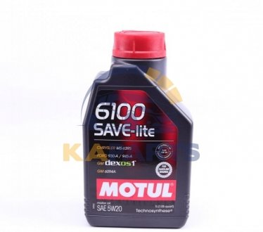 841311 MOTUL Масло MOTUL 6100 Save-lite SAE 5W20 1 L