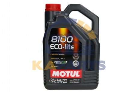 841451 MOTUL Масло MOTUL 8100 ECO-LITE 5W-20 5L