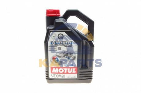 333107 MOTUL Масло MOTUL Hybrid SAE 0W20 4 L