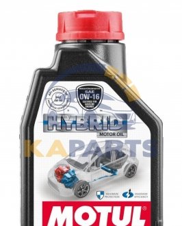 333201 MOTUL Масло MOTUL Hybrid 0W16 1L