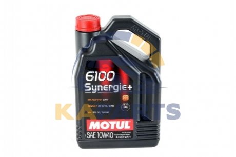 839441 MOTUL Масло MOTUL 6100 Synergie + 10W40 4 L