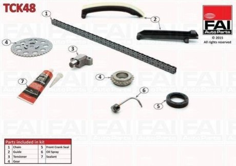 TCK48 FAI Комплект цепи ГРМ