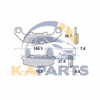 MCB586 TRW Тормозные колодки