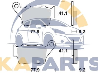 Гальмівна колодка (диск) MCB672SI