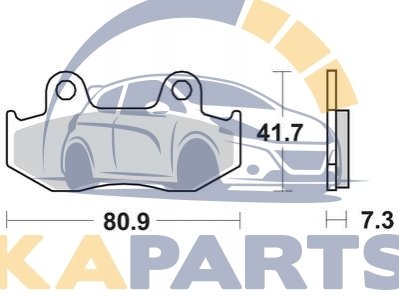 Гальмівні колодки MCB534
