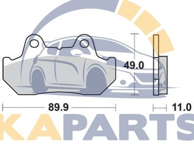 Гальмівні колодки MCB512