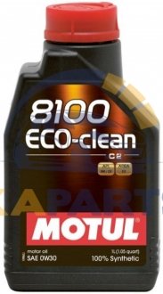 868011 MOTUL Масло MOTUL 8100 Eco-clean 0W30 1 L