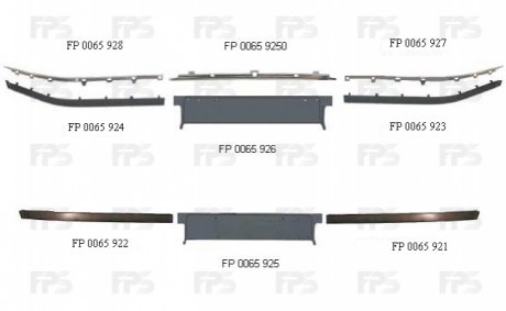 FP 0065 923 FPS Накладка бампера