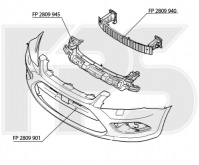 FP 2809 945 FPS Абсорбер бампера