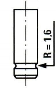 VE0002 ET ENGINETEAM Випускний клапан