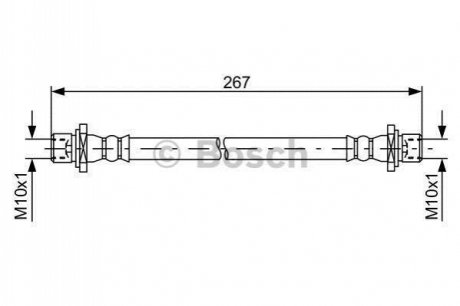 1987481584 BOSCH Шланг тормозной