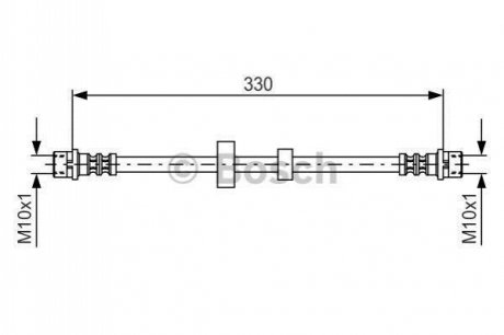 1987476411 BOSCH Тормозной шланг