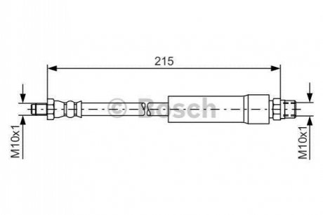 1987476142 BOSCH Гальмівний шланг
