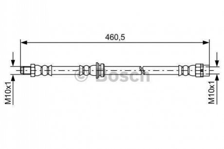 1987481598 BOSCH Тормозной шланг