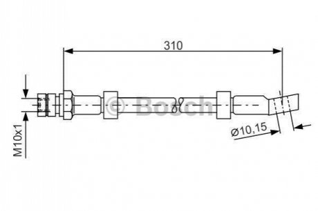 1987476464 BOSCH Тормозной шланг