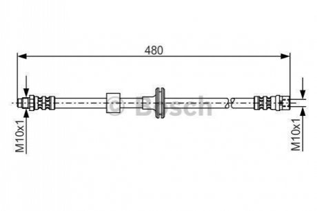 1987476778 BOSCH Гальмівний шланг