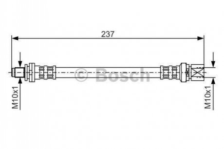 1987476564 BOSCH Гальмівний шланг