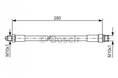 1987476424 BOSCH Гальмівний шланг