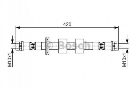 1987476414 BOSCH Тормозной шланг