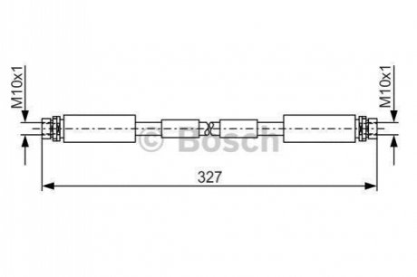 1987476856 BOSCH Гальмівний шланг
