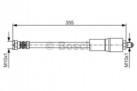 1987476751 BOSCH Тормозной шланг