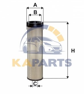 WA10332 WIX FILTERS Фільтр повітряний