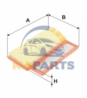 WA9664 WIX FILTERS Фильтр воздушный