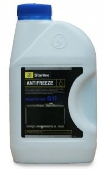 S ANTIFREEZE -40C 1 STARLINE Антифриз / G11 / готовий до використання / -40°С / синій / 1л.