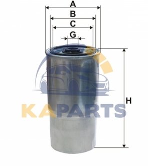 95114E WIX FILTERS Фільтр паливний