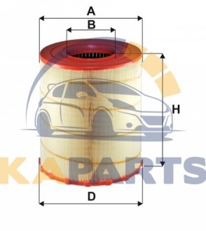 WA10324 WIX FILTERS Фильтр воздушный