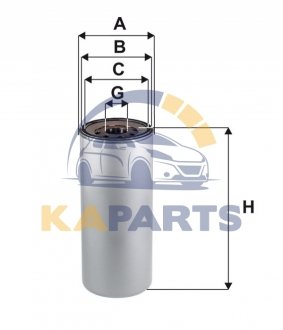 WF10389 WIX FILTERS Фильтр топливный