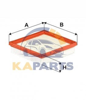 WA9938 WIX FILTERS Повітряний фільтр
