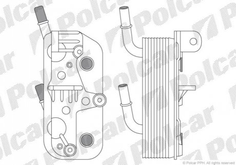 2022L8-2 Polcar Радиаторы масла