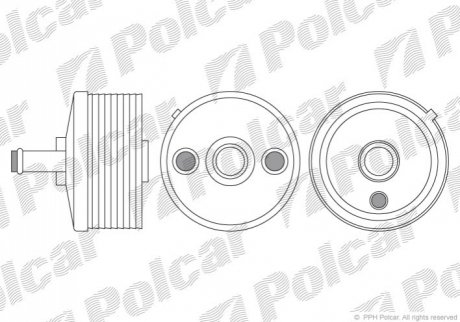 9513L8-2 Polcar Радиаторы масла