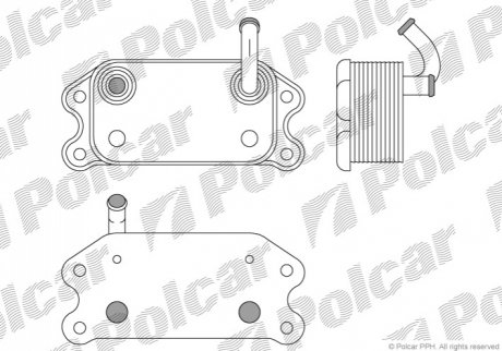 9080L8-1 Polcar Радиаторы масла