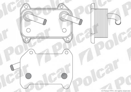 9040L8-1 Polcar Радиаторы масла