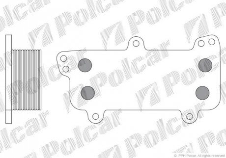 9568L8-1 Polcar Радиаторы масла