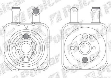 1325L8-2 Polcar Радиаторы масла