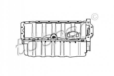 112343 TOPRAN / HANS PRIES Маслянный поддон
