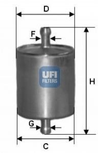 31.836.00 UFI Паливний фільтр