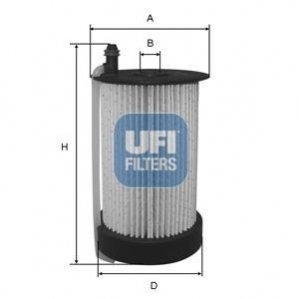 26.031.00 UFI Паливний фільтр