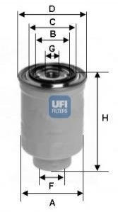 24.375.00 UFI Паливний фильтр