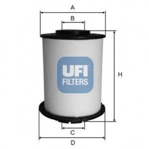 26.033.00 UFI Паливний фильтр